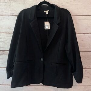 EST. 1946 Black Blazer Jacket - Size 18/20W - NWT Stretchy Formal Office Attire